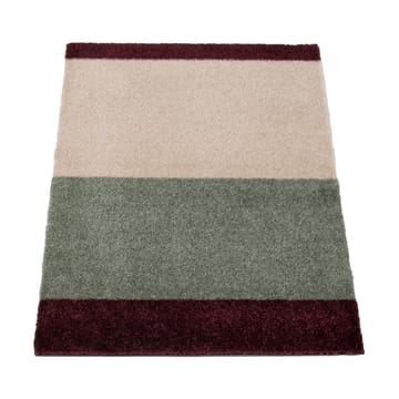 Stripes dörrmatta horisontell - Green-ivory-bordeaux, 40x60 cm - tica copenhagen