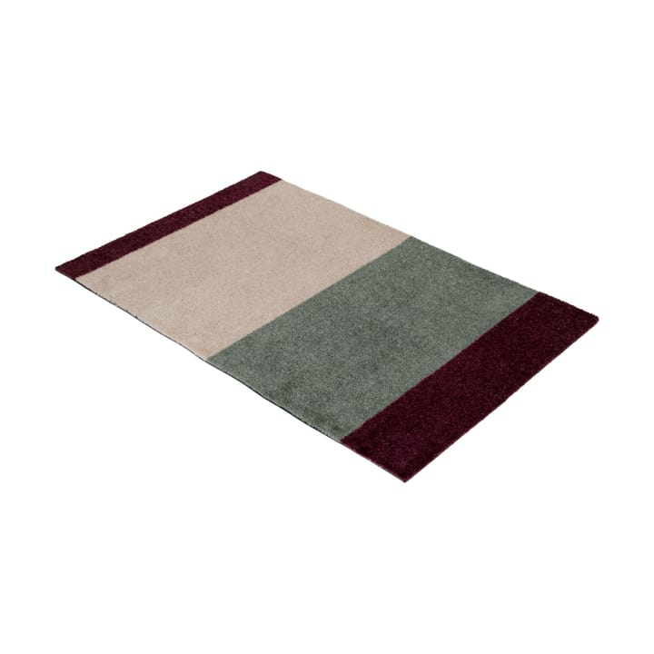 Stripes dörrmatta horisontell, Green-ivory-bordeaux, 60x90 cm tica copenhagen