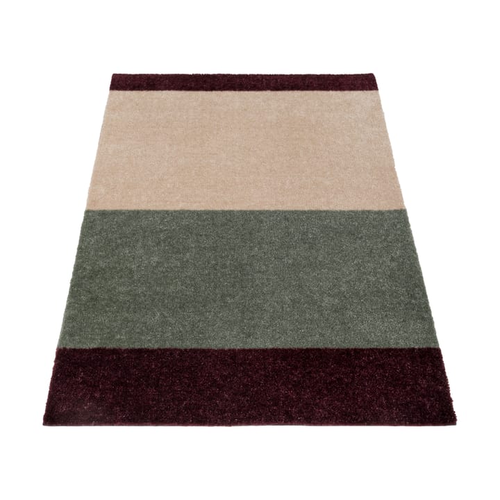 Stripes dörrmatta horisontell, Green-ivory-bordeaux, 60x90 cm tica copenhagen