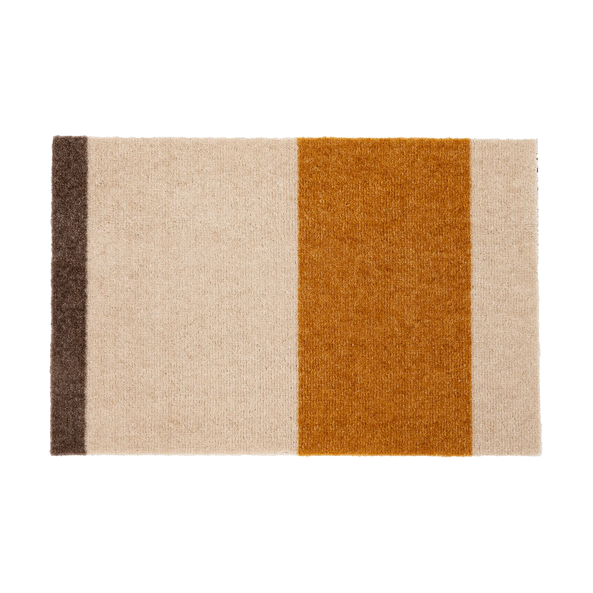 Stripes dörrmatta horisontell, Ivory-dijon-brown, 40x60 cm tica copenhagen