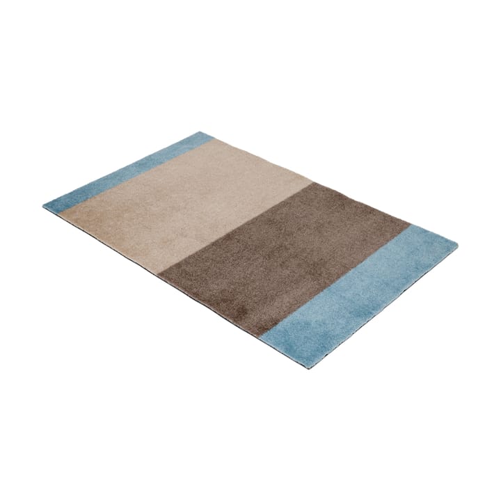 Stripes dörrmatta horisontell, Ivory-sand-blue, 60x90 cm tica copenhagen