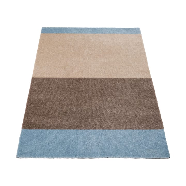 Stripes dörrmatta horisontell, Ivory-sand-blue, 60x90 cm tica copenhagen