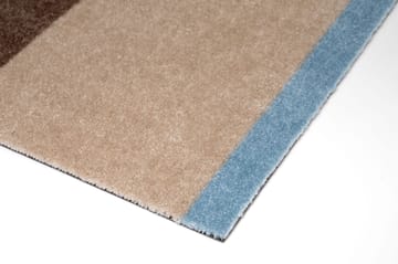 Stripes dörrmatta horisontell - Ivory-sand-blue, 60x90 cm - tica copenhagen