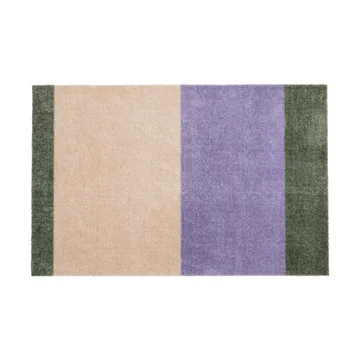 Stripes dörrmatta horisontell - Lilac-ivory-green, 60x90 cm - tica copenhagen