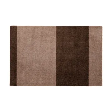 Stripes dörrmatta horisontell - Sand-brown, 60x90 cm - tica copenhagen
