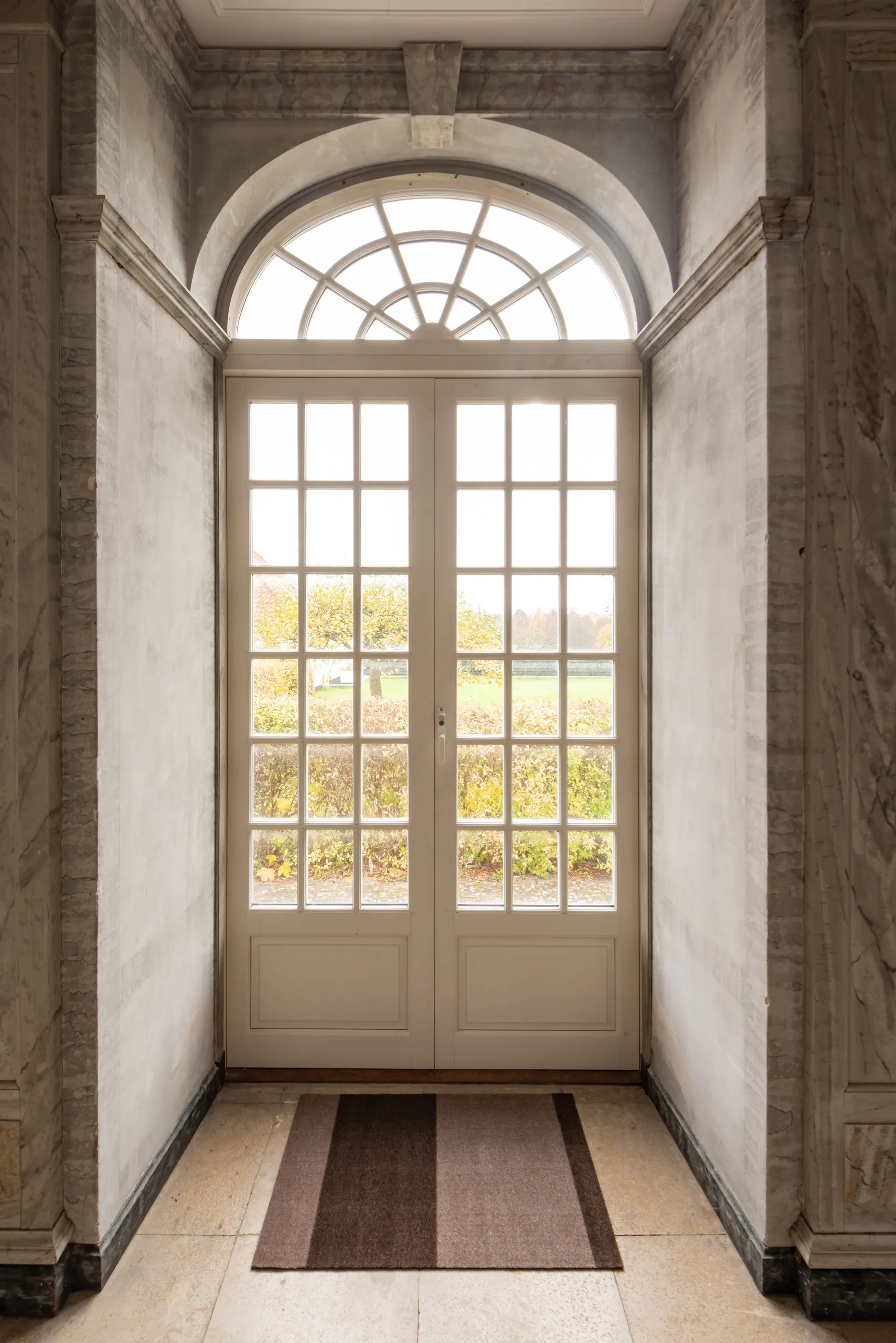 Stripes dörrmatta horisontell, Sand-brown, 60x90 cm tica copenhagen