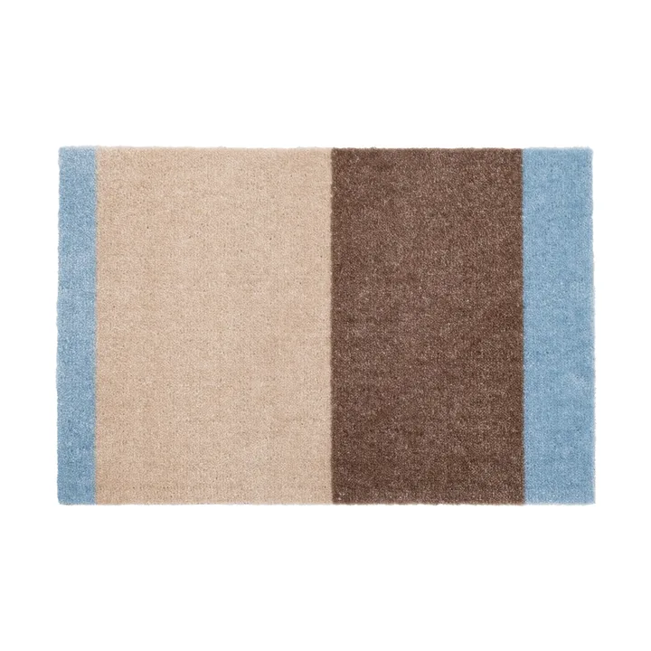 Stripes dörrmatta - Ivory-sand-blue, 40x60 cm - tica copenhagen