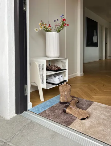 Stripes dörrmatta - Ivory-sand-blue, 60x90 cm - tica copenhagen