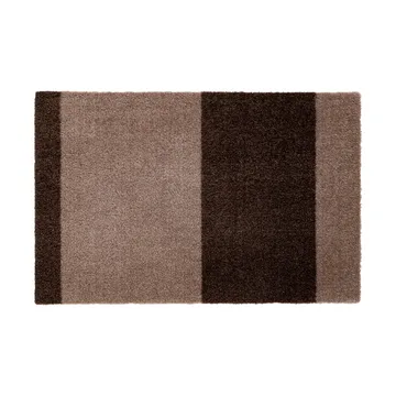 Stripes dörrmatta - Sand-brown, 40x60 cm - tica copenhagen