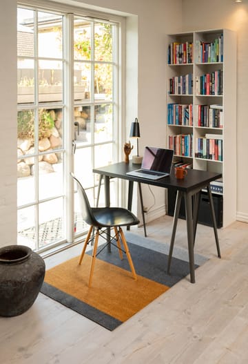 Stripes gångmatta horisontell - Grey-grey-dijon, 90x130 cm - tica copenhagen