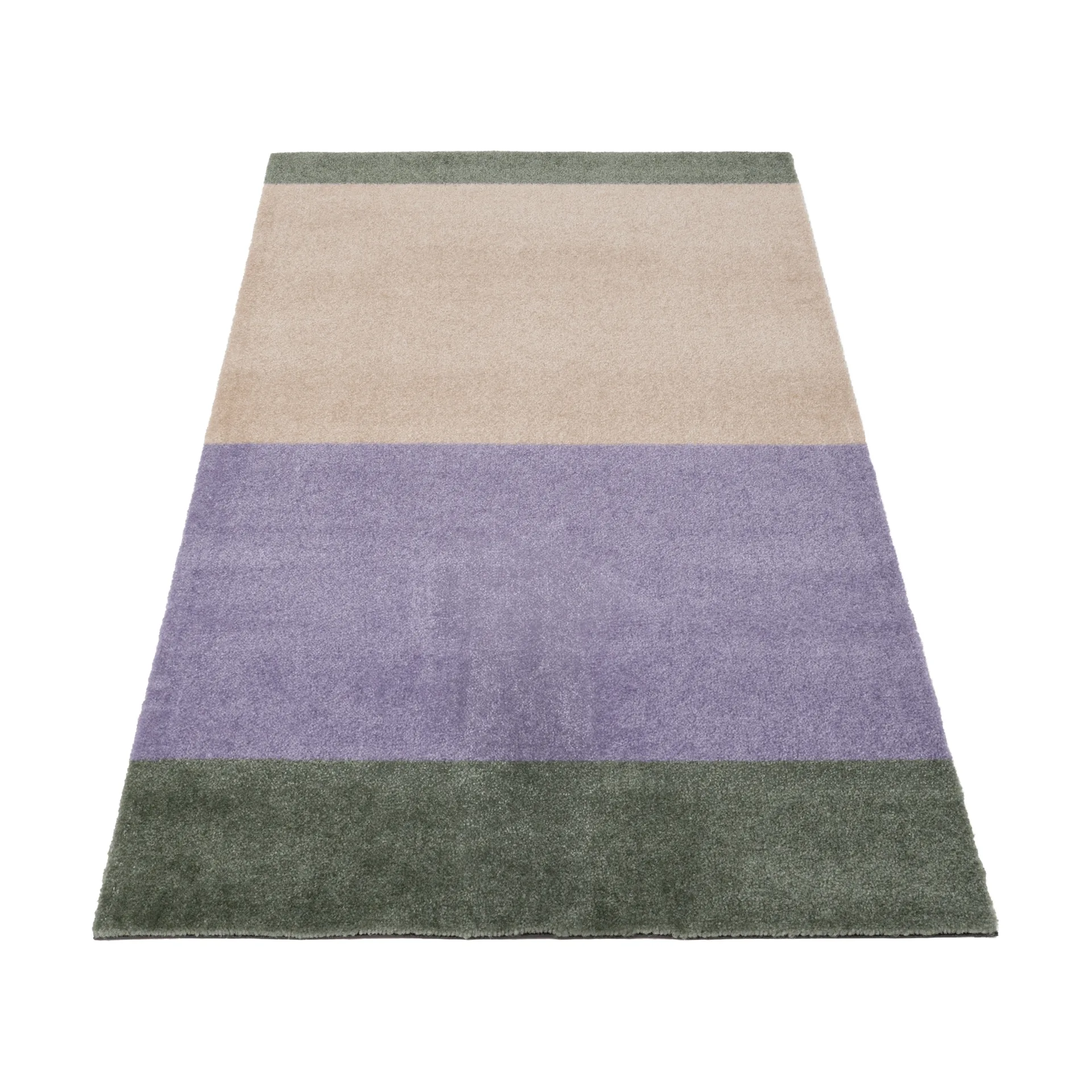Stripes gångmatta horisontell, Lilac-ivory-green, 67x120 cm tica copenhagen