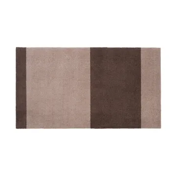Stripes gångmatta horisontell - Sand-brown, 67x120 cm - tica copenhagen
