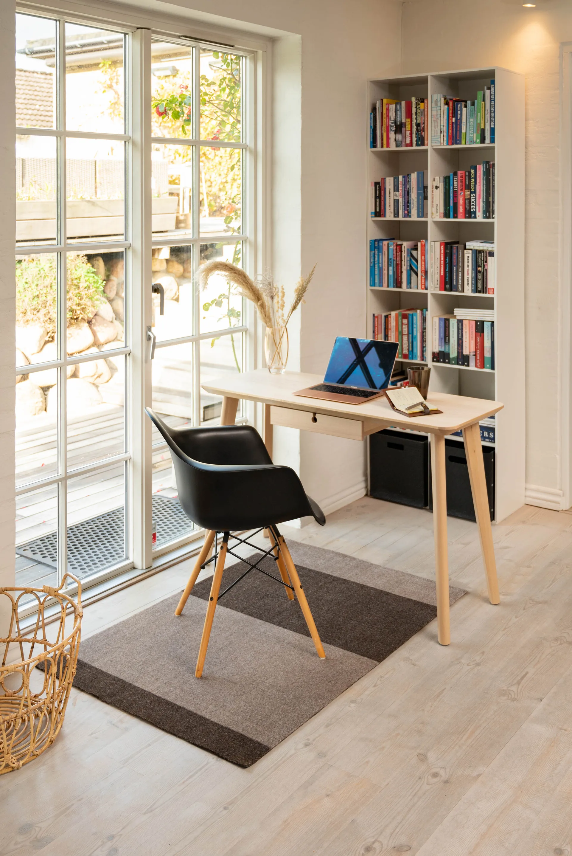 Stripes gångmatta horisontell, Sand-brown, 90x130 cm tica copenhagen