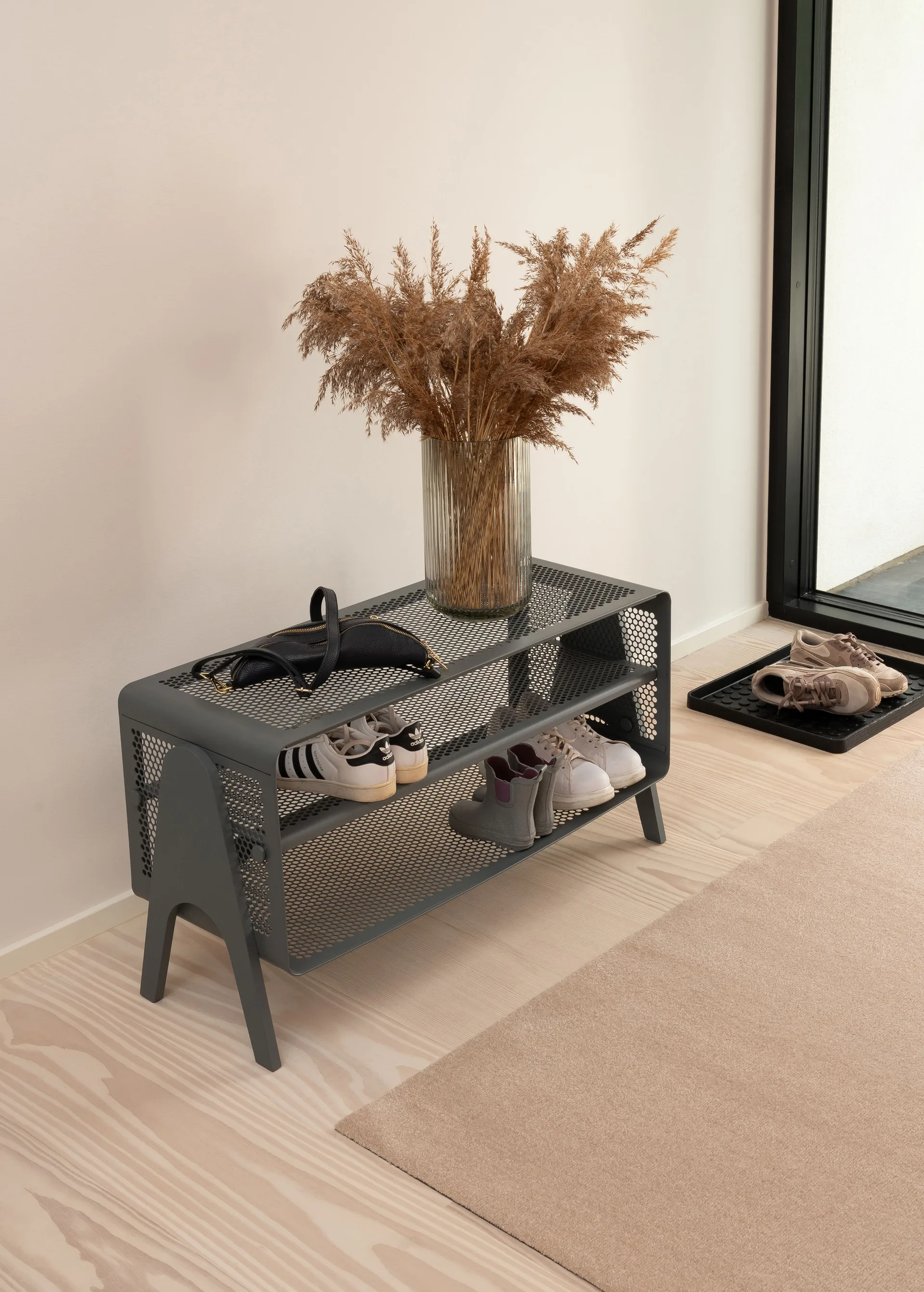 Tica Rack Floor large hylla, Steelgrey tica copenhagen