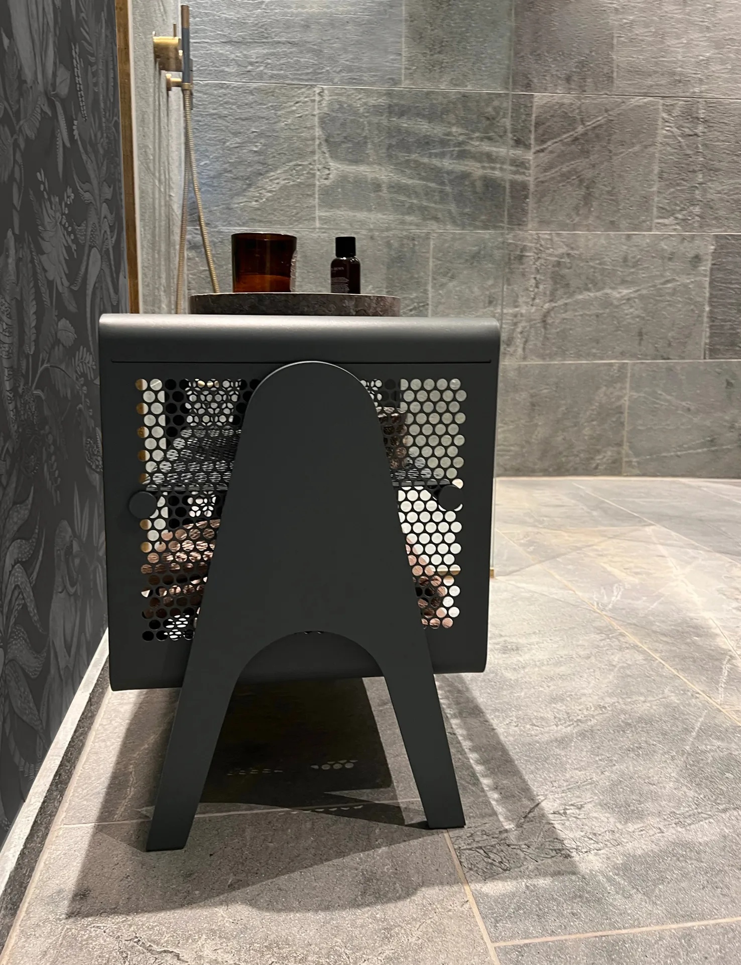 Tica Rack Floor small hylla, Steelgrey tica copenhagen