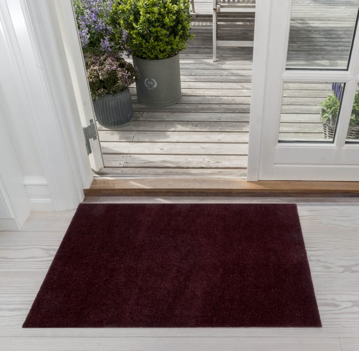 Unicolor dörrmatta, Bordeaux, 60x90 cm tica copenhagen