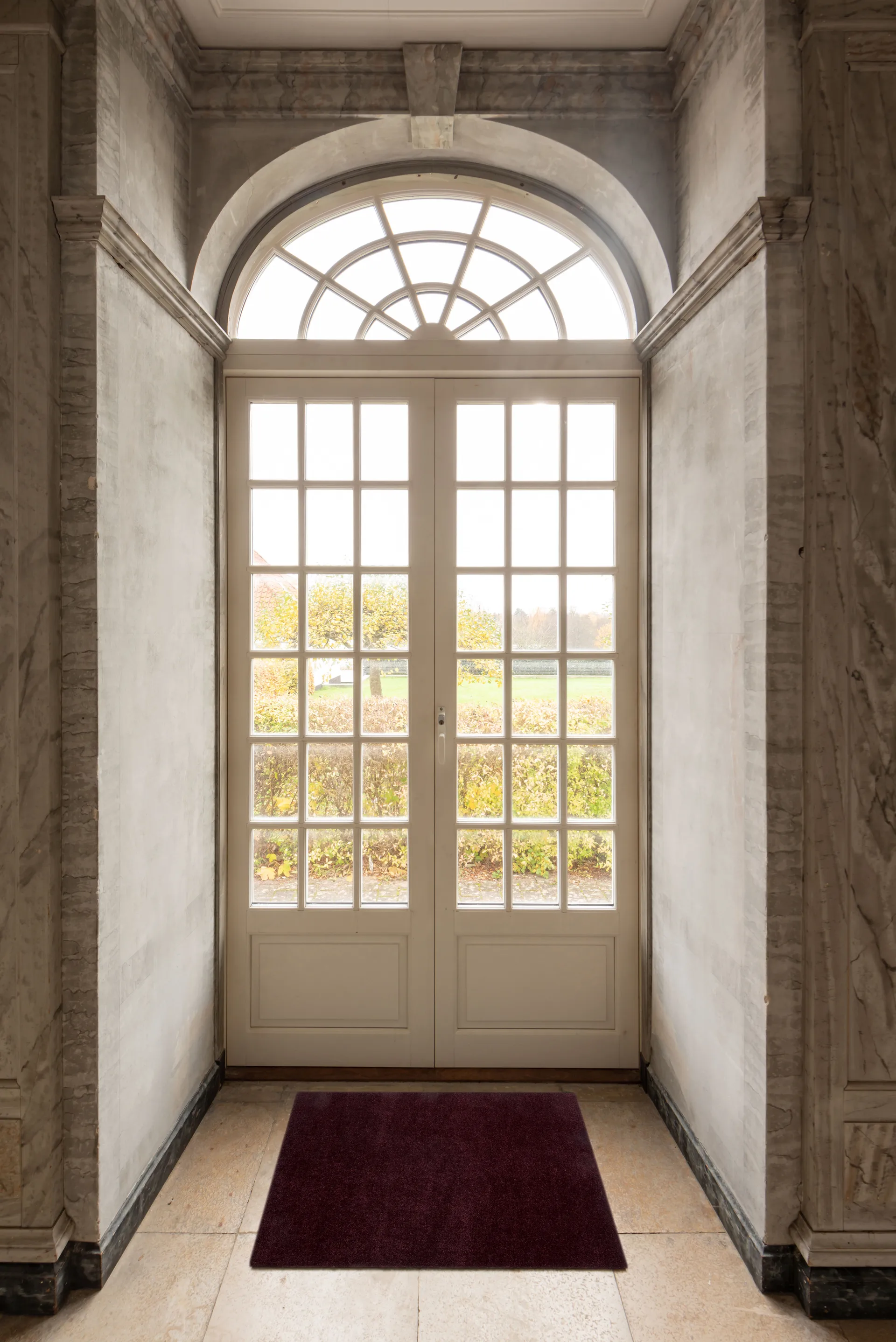 Unicolor dörrmatta, Bordeaux, 60x90 cm tica copenhagen