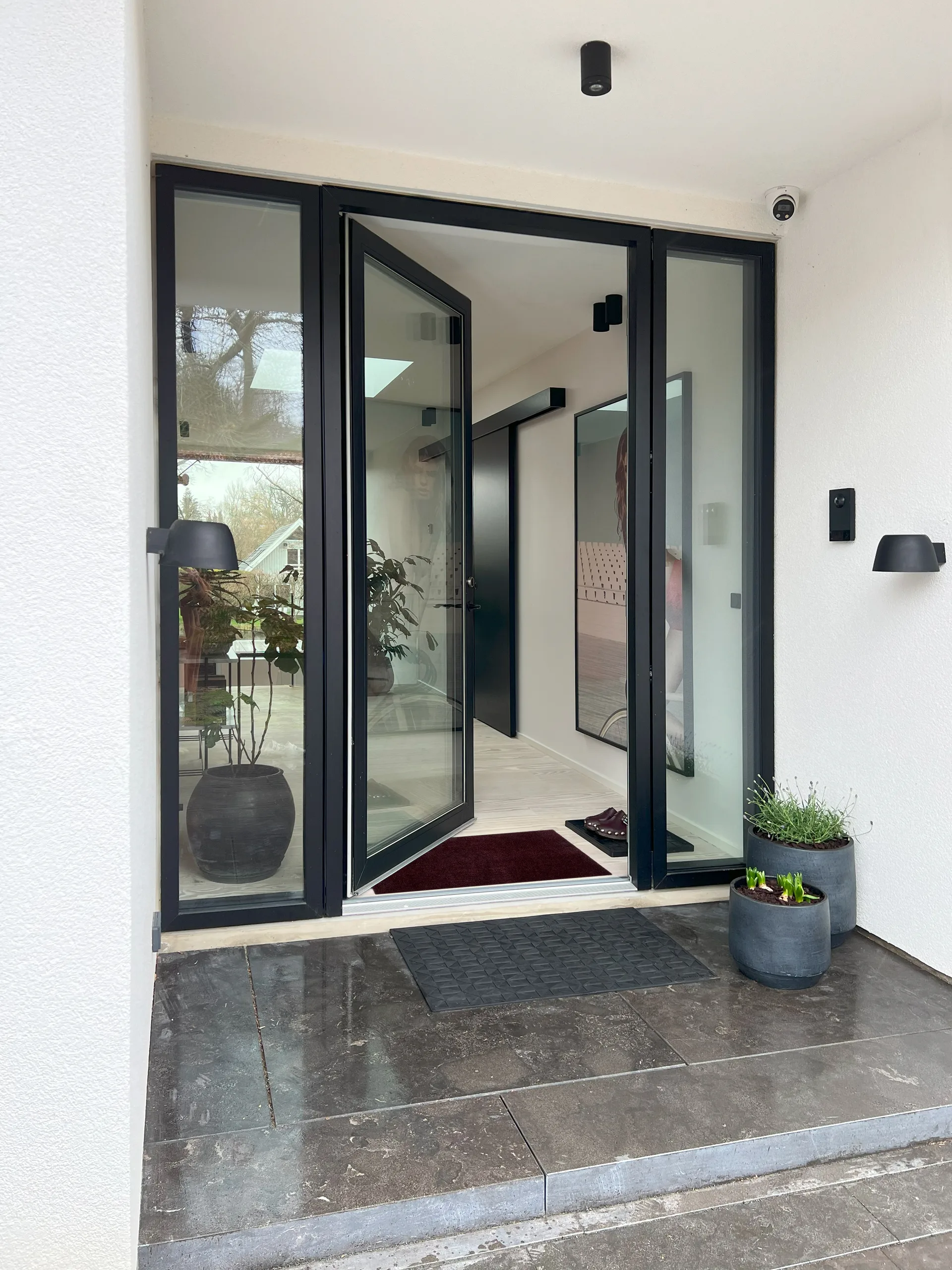 Unicolor dörrmatta, Bordeaux, 60x90 cm tica copenhagen