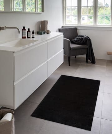 Unicolor gångmatta - Black, 90x130 cm - tica copenhagen