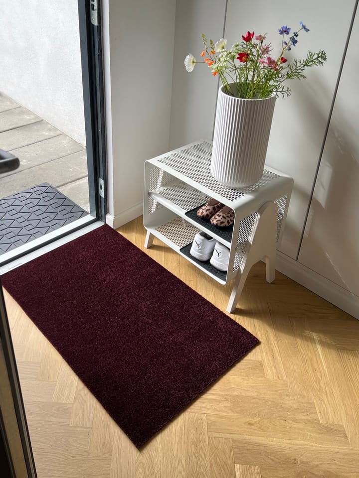 Unicolor gångmatta, Bordeaux, 67x120 cm tica copenhagen