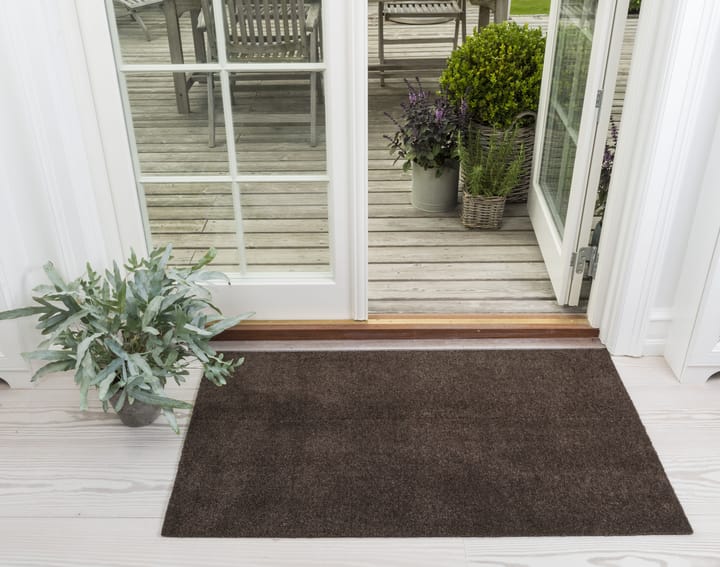 Unicolor gångmatta, Brown, 67x120 cm tica copenhagen