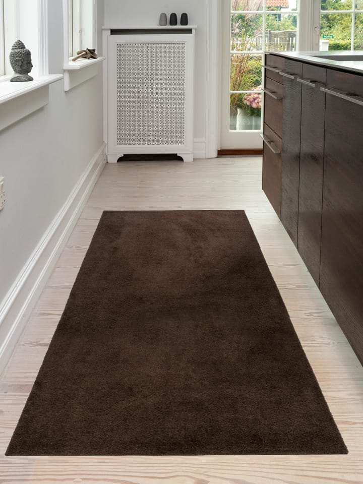 Unicolor gångmatta, Brown, 90x200 cm tica copenhagen
