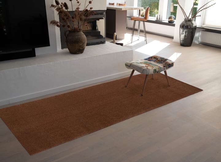Unicolor gångmatta, Cognac, 100x300 cm tica copenhagen