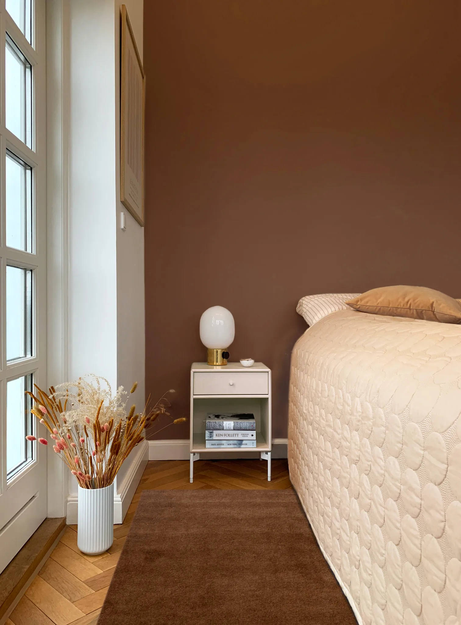 Unicolor gångmatta, Cognac, 67x120 cm tica copenhagen