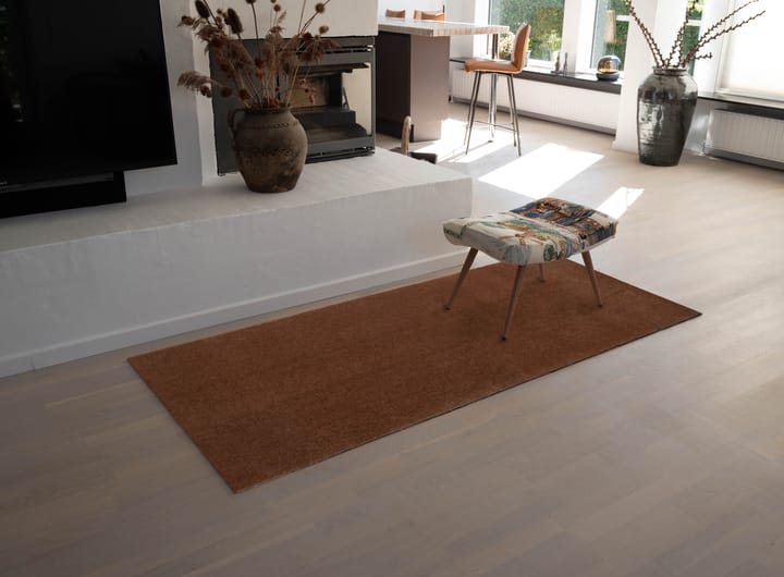 Unicolor gångmatta, Cognac, 90x200 cm tica copenhagen