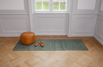 Unicolor gångmatta - Dusty green, 90x200 cm - tica copenhagen