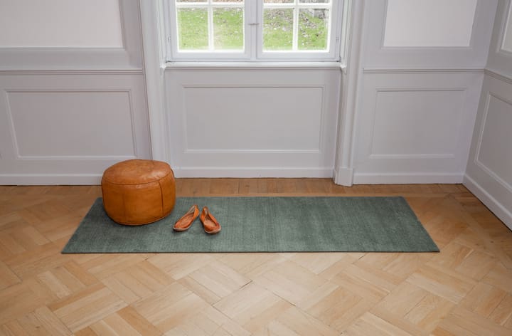 Unicolor gångmatta, Dusty green, 90x200 cm tica copenhagen
