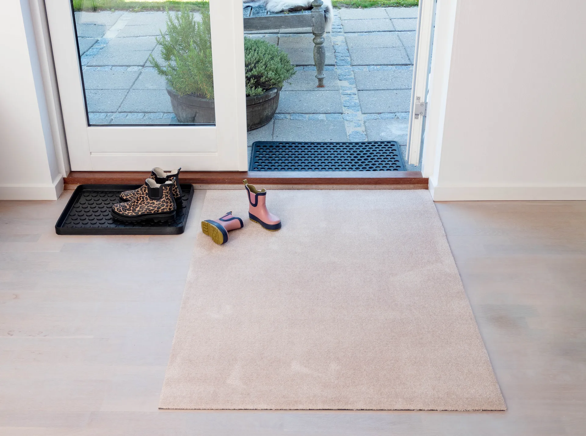 Unicolor gångmatta, Ivory, 90x130 cm tica copenhagen