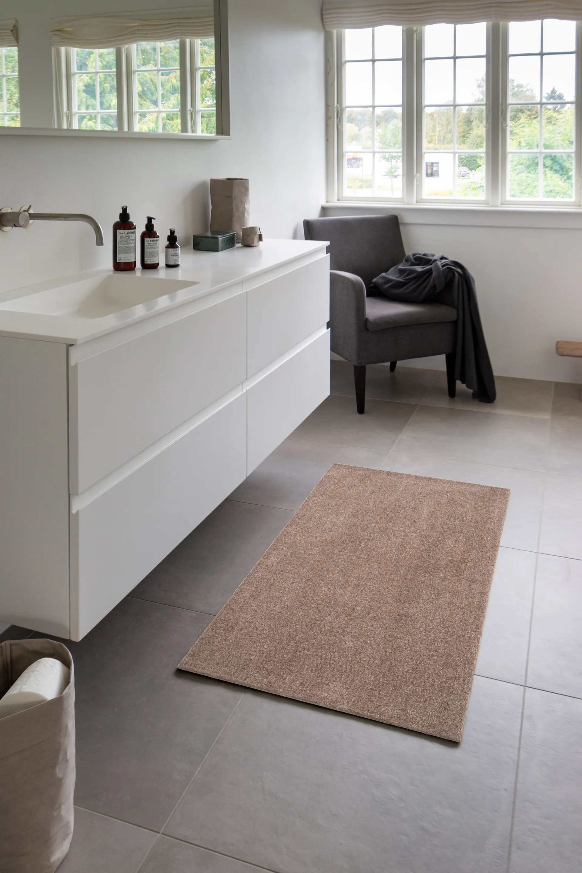 Unicolor gångmatta, Sand, 67x120 cm tica copenhagen