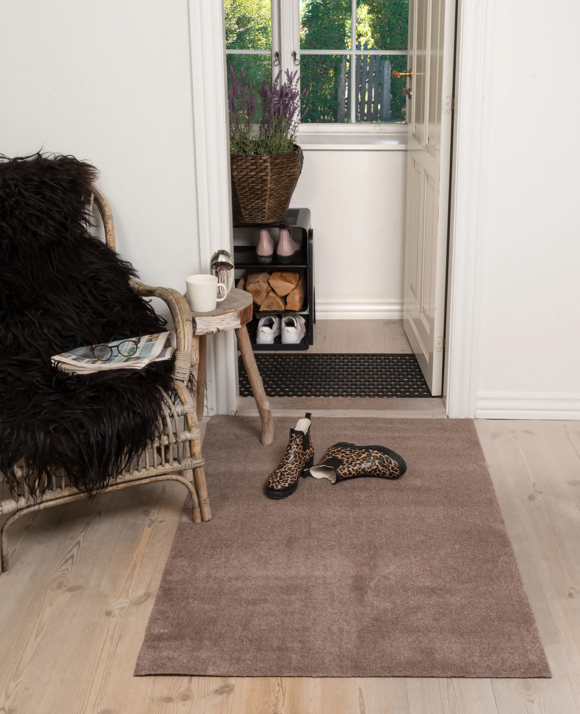 Unicolor gångmatta, Sand, 90x130 cm tica copenhagen