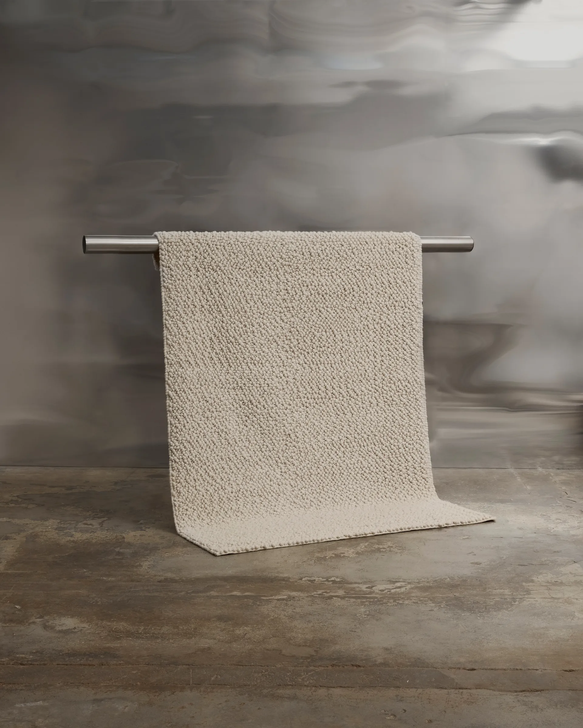 Andersdotter ullmatta 170x240 cm, Beige-offwhite Tinted