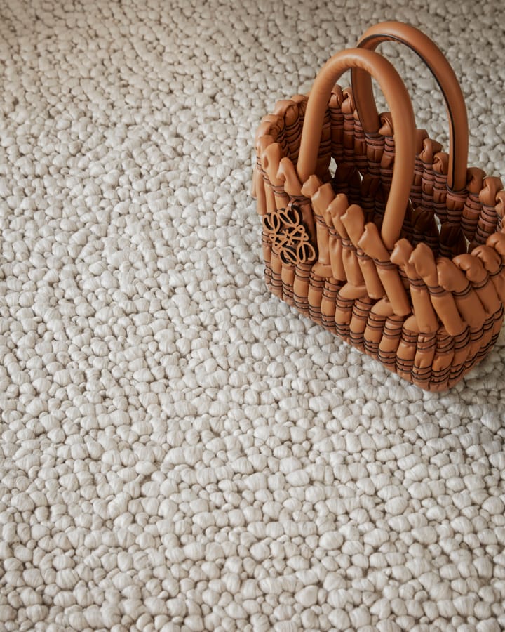 Andersdotter ullmatta 200x300 cm, Beige-offwhite Tinted