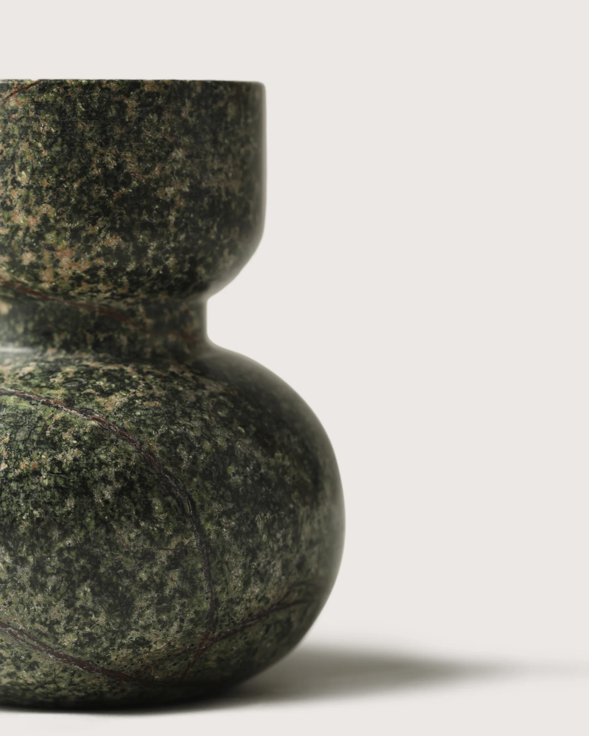 Asker ljusstake 10 cm, Grey Tinted