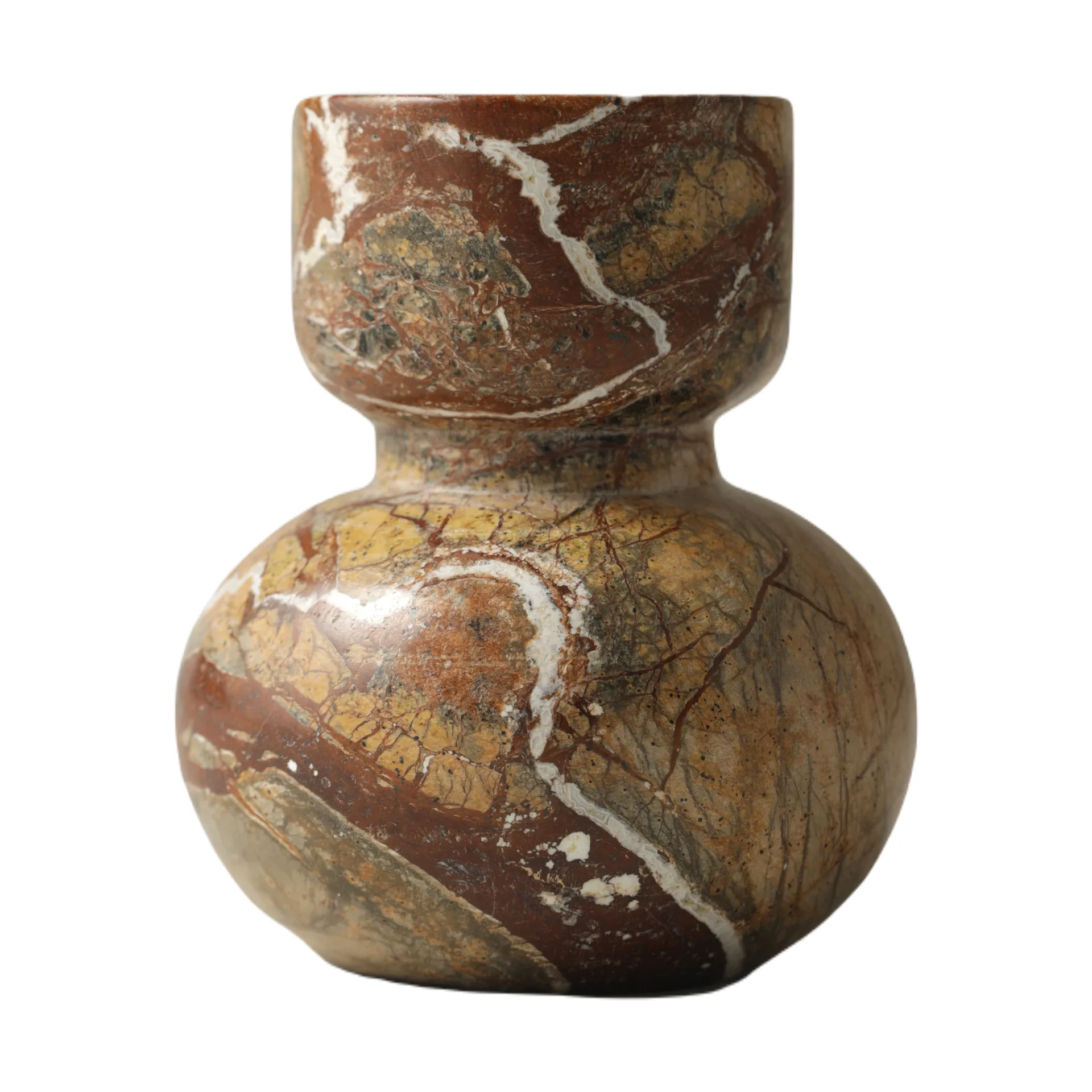 Asker ljusstake 10 cm, Red Tinted