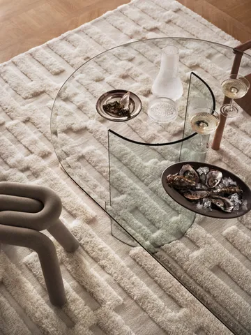 Bielke ullmatta 200x300 cm - Offwhite - Tinted