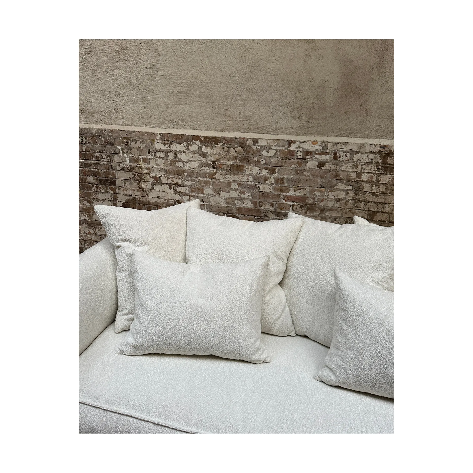 Cornell soffa, Bouclé off white Tinted
