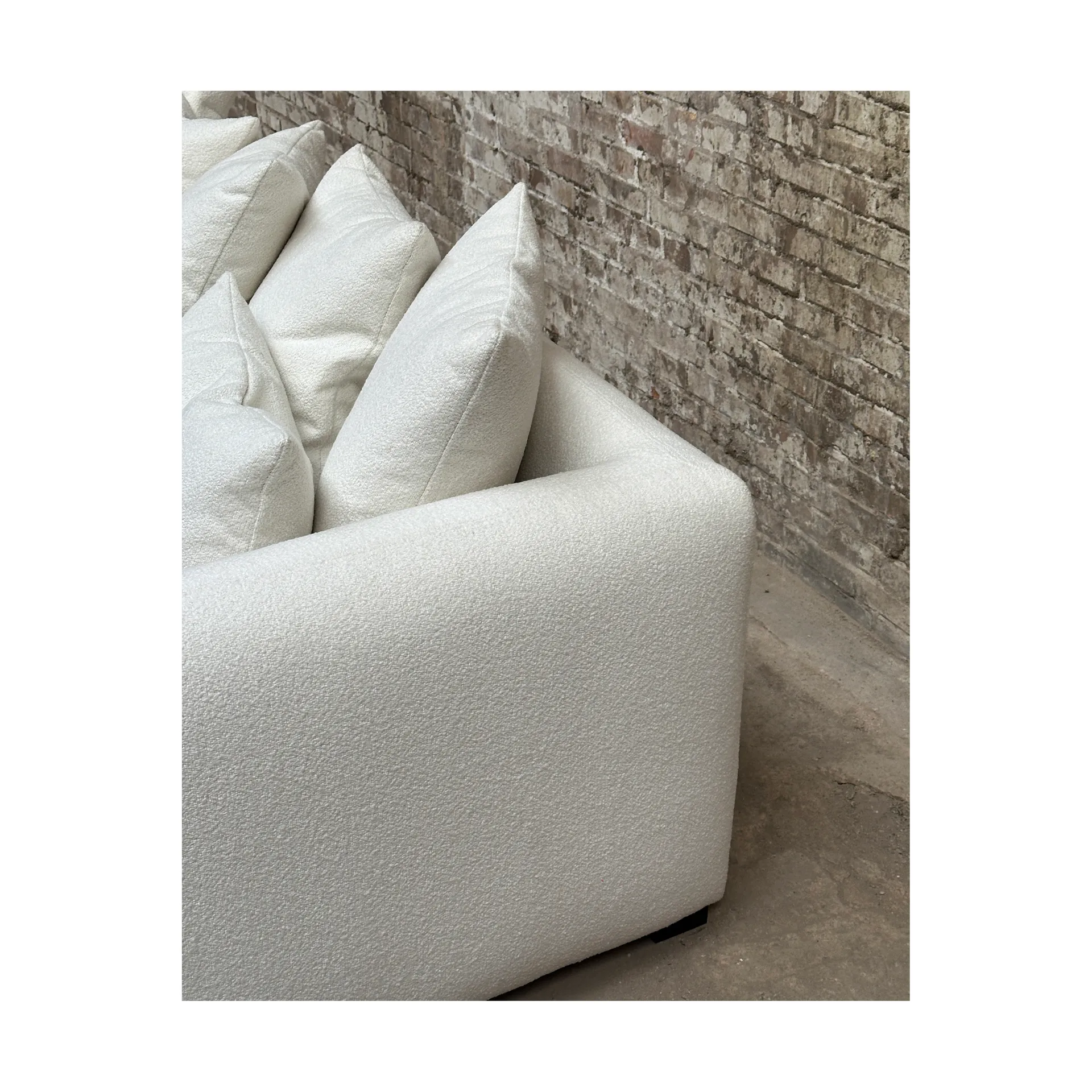 Cornell soffa, Bouclé off white Tinted
