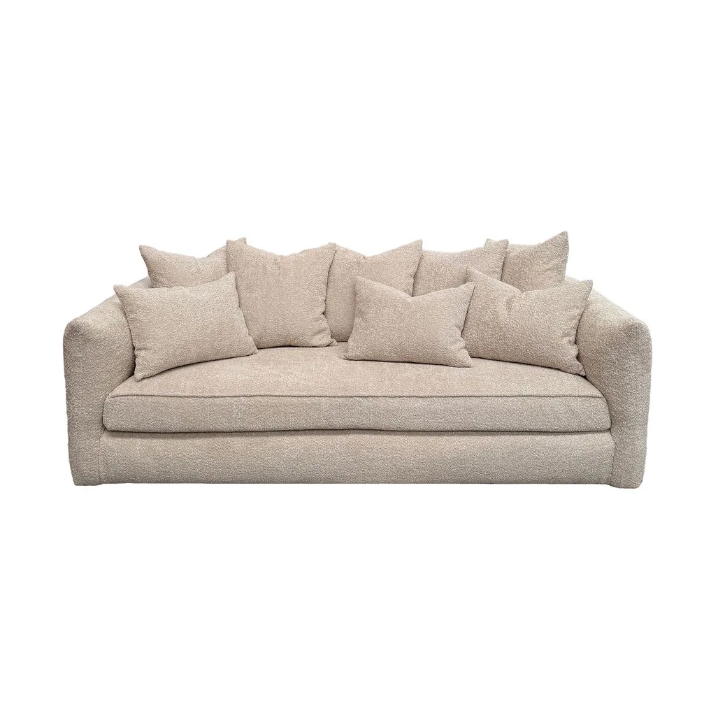 Cornell soffa, Bouclé soft sand Tinted