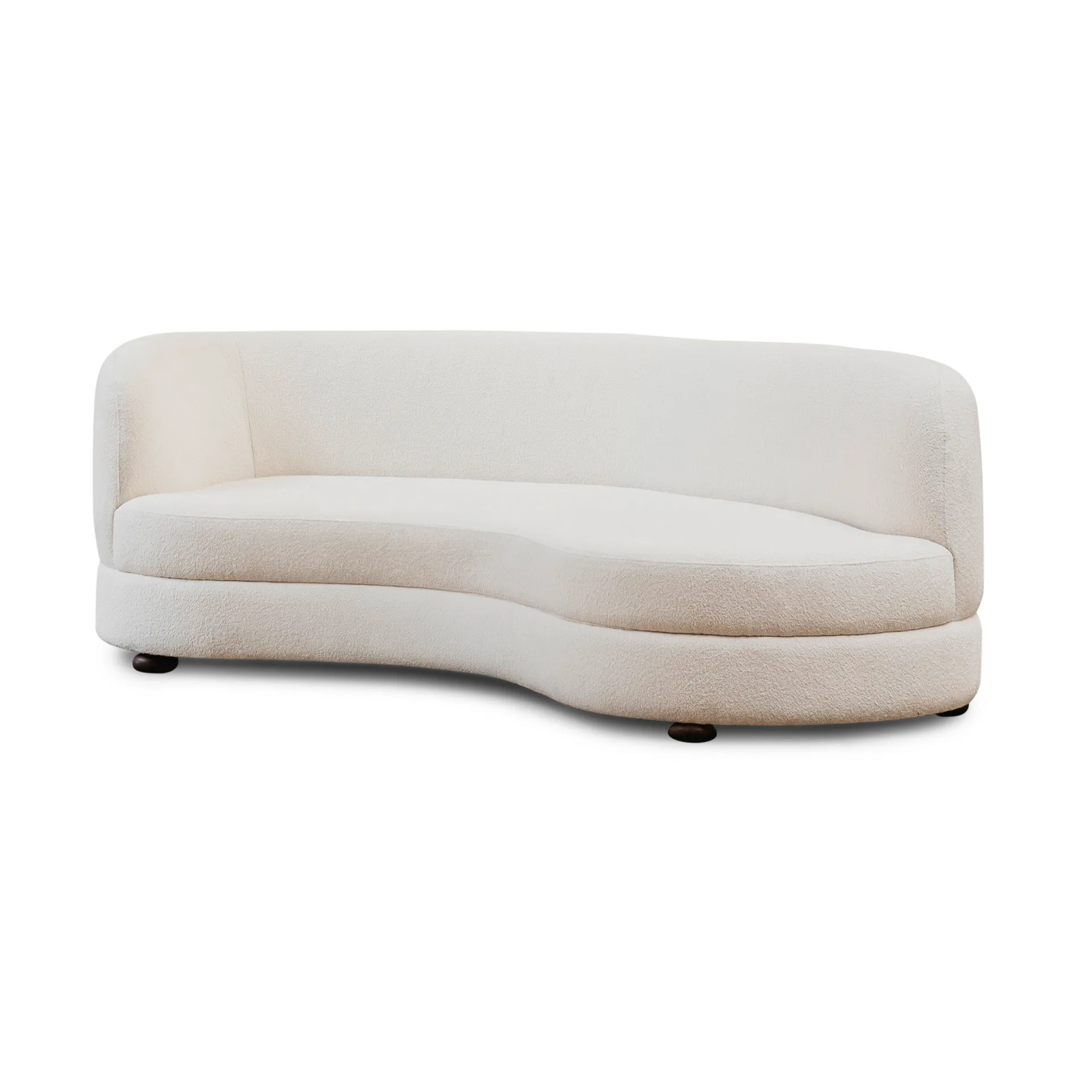 Delon soffa, Bouclé off-white Tinted