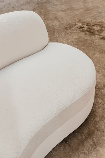 Delon soffa - Bouclé off-white - Tinted