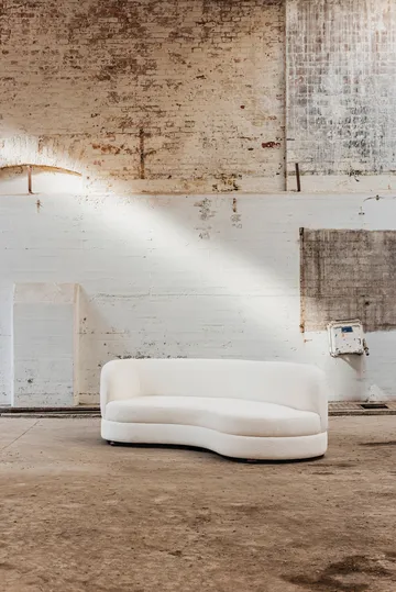 Delon soffa - Bouclé off-white - Tinted