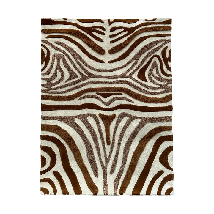 Jepson ullmatta 130x180 cm - Brown-off white - Tinted