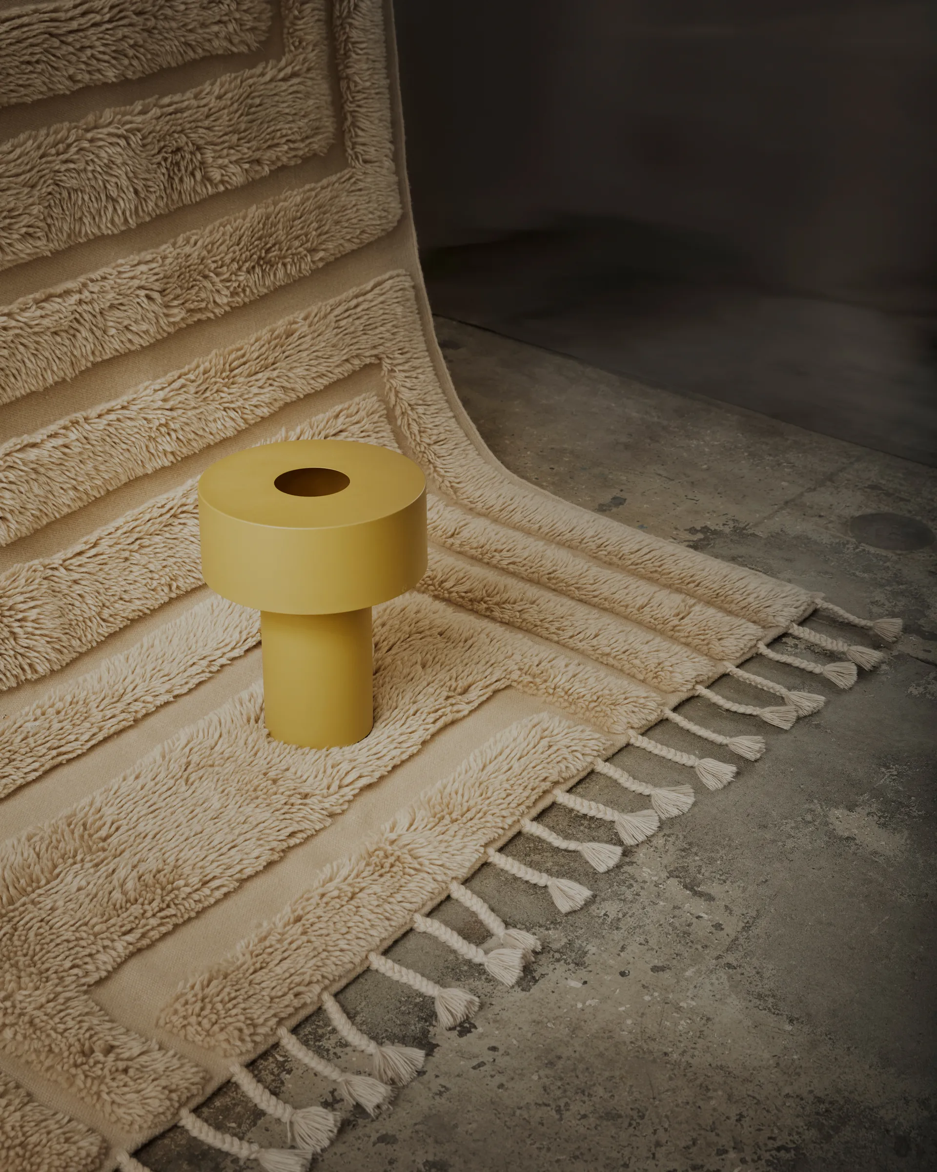 Kask ullmatta 200x300 cm, Beige Tinted