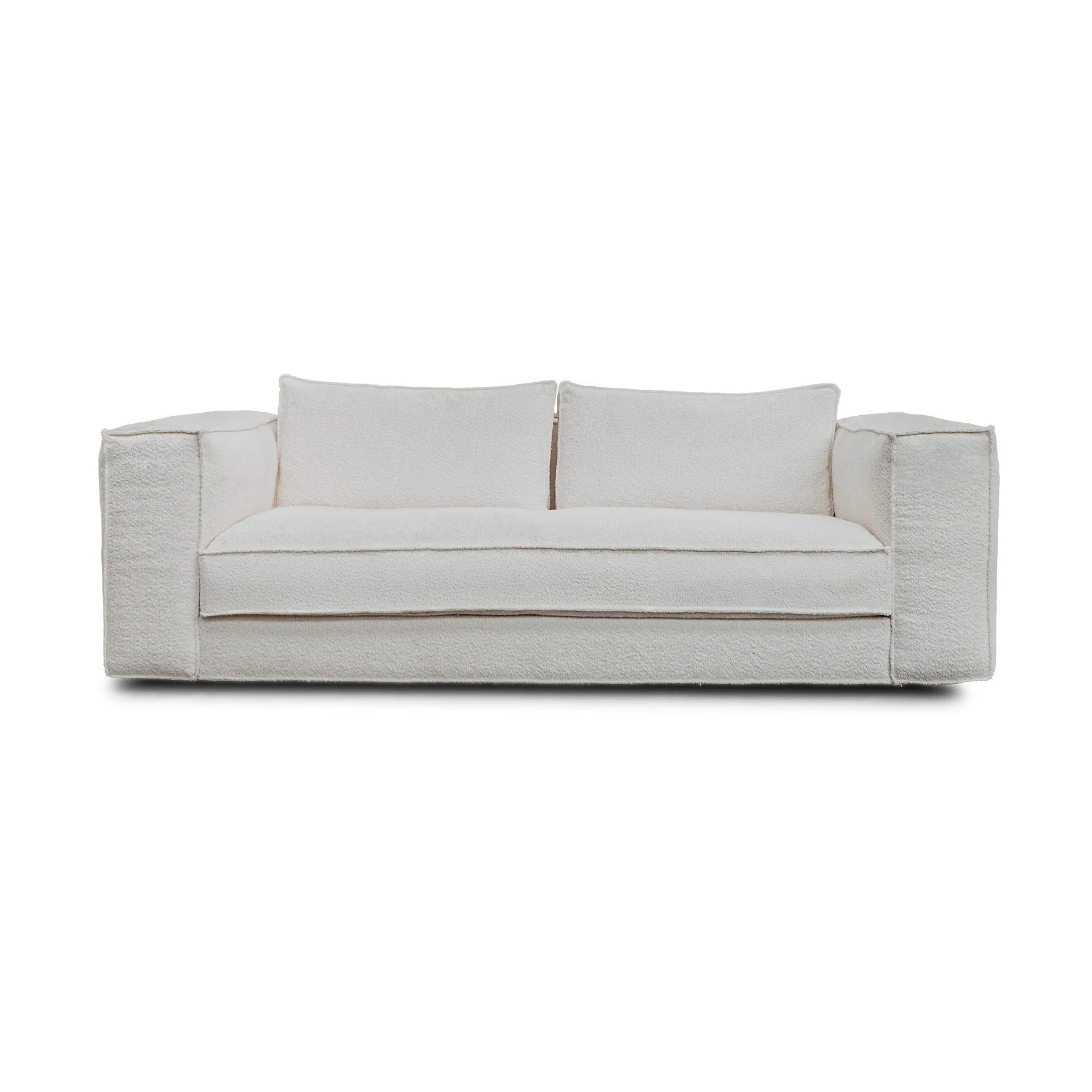 Klinge soffa, Bouclé soft off-white Tinted