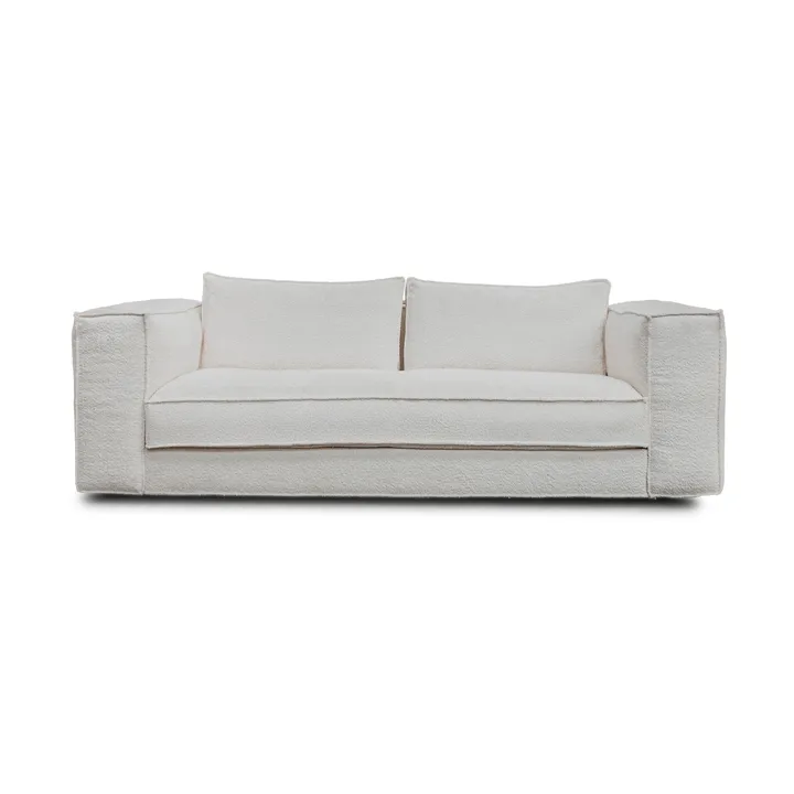 Klinge soffa - Bouclé soft off-white - Tinted
