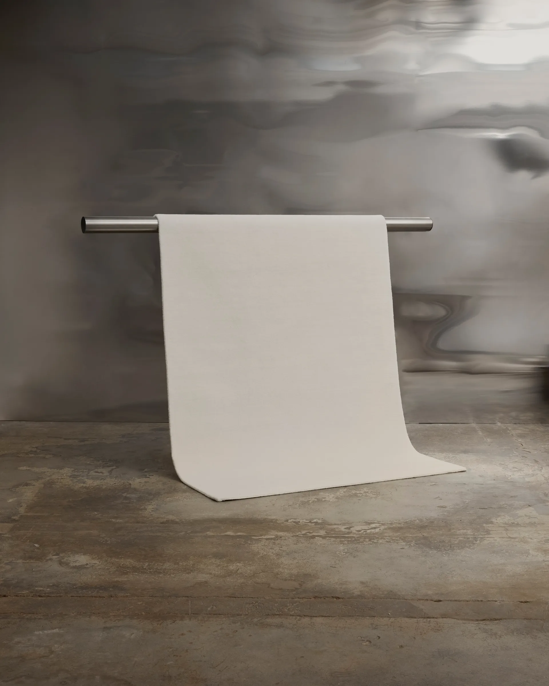 Liljehok ullmatta 200x300 cm, Offwhite Tinted